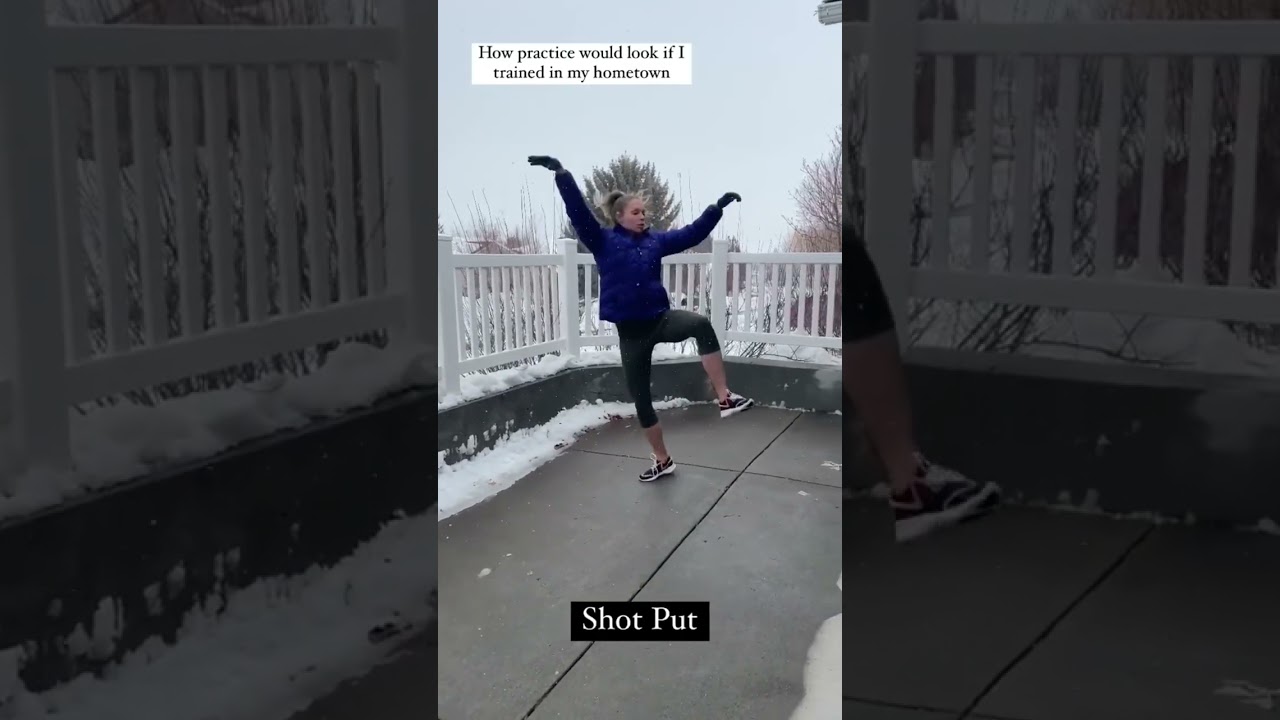 Winter long jump 👌| 📹: (TT) _charihawkins