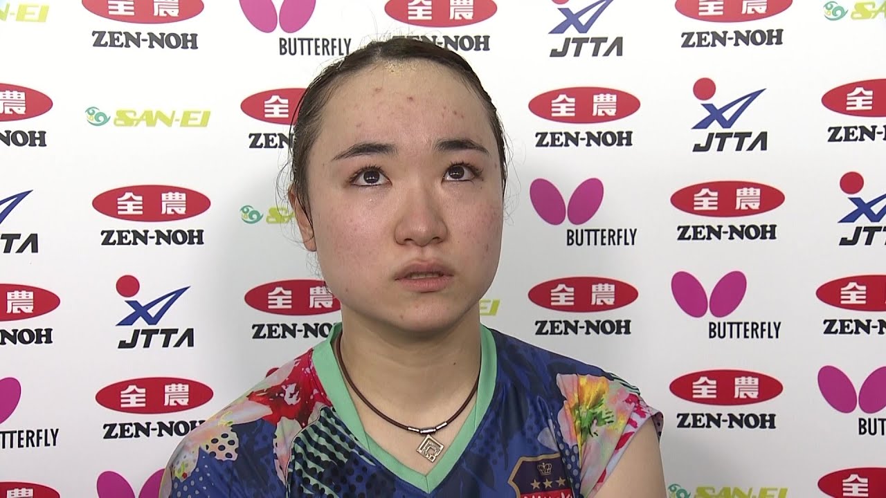 伊藤美誠 2回戦敗退「痛めていた部分もあった。怪我なく終われてよかった」試合後インタビュー｜卓球 第4回パリ五輪日本代表選考会