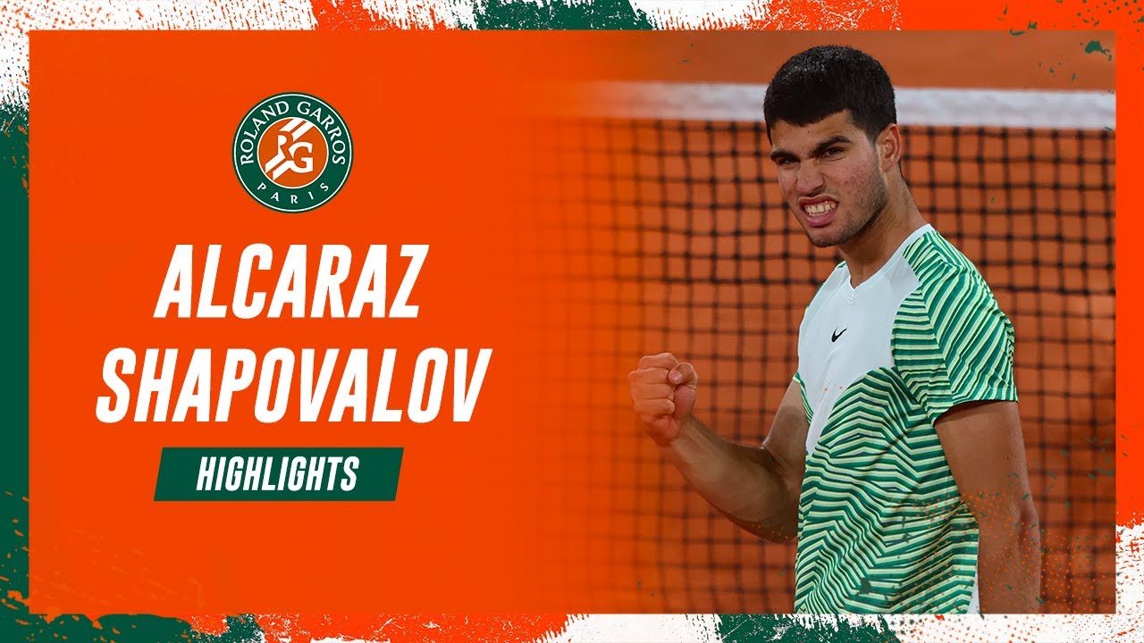 Carlos Alcaraz vs Denis Shapovalov – Round 3 Highlights I Roland-Garros 2023