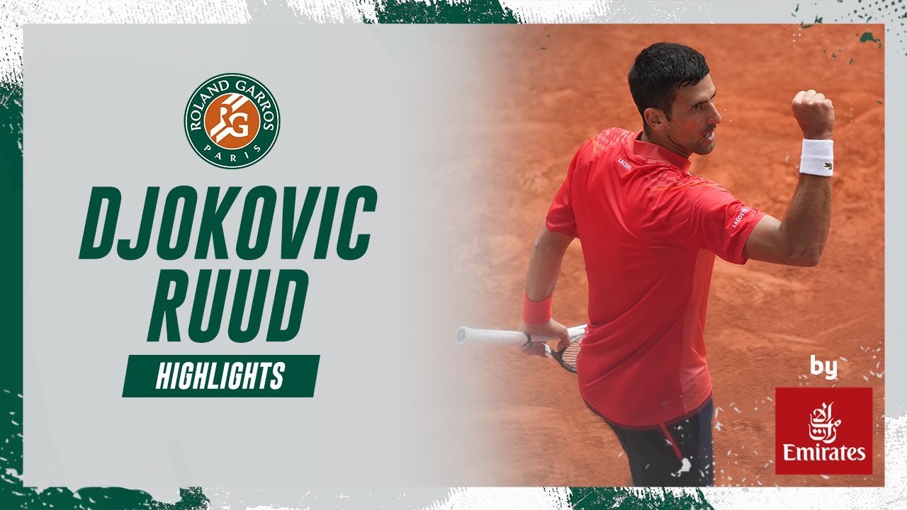 Novak Djokovic vs Casper Ruud – Final Highlights I Roland-Garros 2023