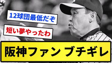 【ふざけんなあ！】阪神ファン ブチギレ！！【反応集】【プロ野球反応集】【2chスレ】【5chスレ】