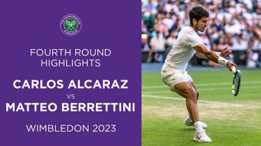Carlos Alcaraz vs Matteo Berrettini: Fourth Round Highlights | Wimbledon 2023