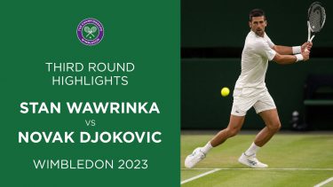Stan Wawrinka vs Novak Djokovic | Third Round Highlights | Wimbledon 2023