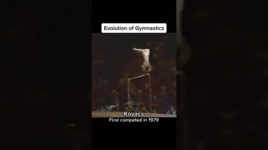 Evolution of the Kovacs 🤯 #gymnast #olympics #gymnastics #evolution #sports #olympic #thenvsnow #d1