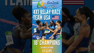 Team USA Defends Olympic Title in Rio | Tori Bowie Leads Charge to 41.01 Victory in the 4×100 Relay!