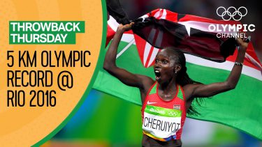 Vivian Cheruiyot breaks the 5,000m Olympic record at Rio 2016 | Throwback Thursday