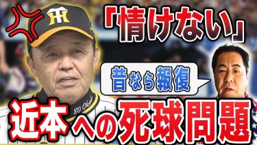 【また死球】岡田監督の気持ちを代弁します。近本への死球について。日替わりレフトはどうなる？【阪神タイガース】