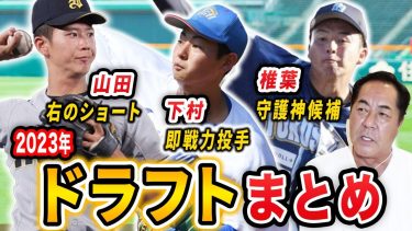 【1本釣り】阪神のドラフト結果について元投手コーチが考察します【阪神タイガース】