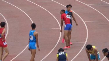 予選・決勝 少年A 男子300m 鹿児島国体陸上2023