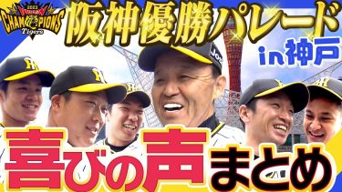 【神戸パレード喜びまとめ】神戸で行われた”阪神優勝パレード”のインタビューをまとめました！阪神タイガース密着！応援番組「虎バン」ABCテレビ公式チャンネル