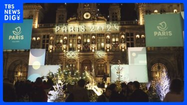 パリのクリスマスイルミネーション　今年はオリンピックカラー｜TBS NEWS DIG