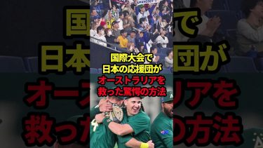 国際大会で日本の応援団がオーストラリアを救った驚愕の方法 #野球#プロ野球#野球解説