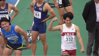 予選-決勝  男子100m  東京選手権陸上2024
