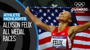 All Allyson Felix 🇺🇸 Olympic Medal Races | Athlete Highlights