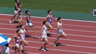 決勝  男子200m  関西インカレ陸上2024